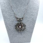 Halsketting - 14 karaat Witgoud, Zilver - 5.00ct. tw., Nieuw