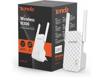 Veiling - Tenda A9 N300 WLAN-versterker/repeater - 300 Mbps, Computers en Software, Nieuw