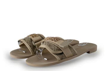 Guess Slippers in maat 41 Goud, Kleding | Dames, Schoenen, Slippers, Verzenden, Zo goed als nieuw, Overige kleuren