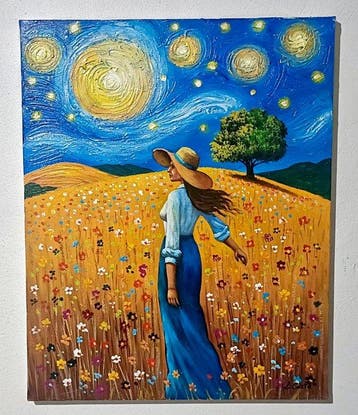 Luigi Costa (XX) - Il Sogno di una Notte Stellata in