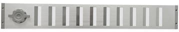 Aluminium afsluitbaar schuifrooster opbouw 650 x 90mm - ALU, Verzenden