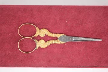 Schaar - 18 kt goud, Antiek en Kunst