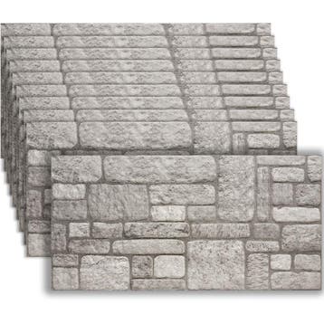 3D-wandpanelen - Donkergrijs natuursteen, Verzenden, Nieuw