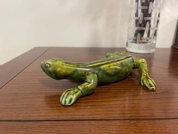 Faiaóbidos - Sculpture, Salamandra - 26.5 cm - Faïence fine