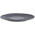 Bord | LOOPS | Melamine | Blauw | Per Stuk | Ø270x20(h)mm, Verzenden, Nieuw in verpakking