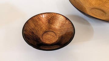 Manifattura di Laveno - Dienblad (2) - Glas - Handgemaakt