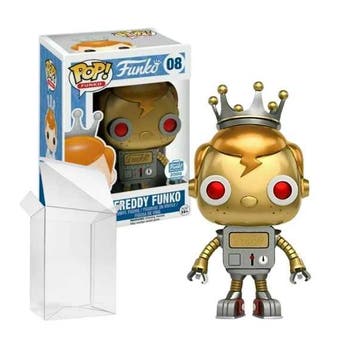 Funko Pop! Freddy Funko #08 Gold Robot Funko Shop  LE 2000, Verzenden