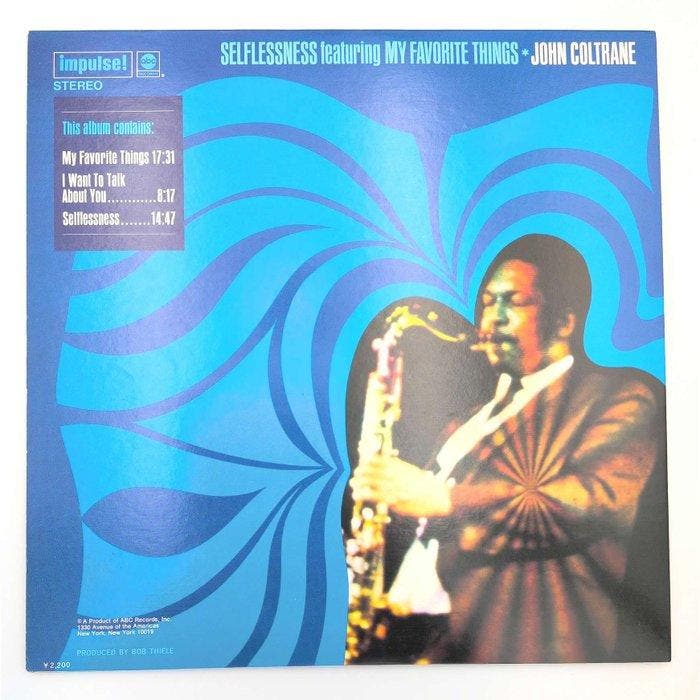 John Coltrane - Selflessness Featuring My Favorite Things -, Cd's en Dvd's, Vinyl Singles