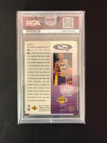 2011 Panini Kobe Bryant #SQ142 - PSA 9 - 1 Graded card, Collections