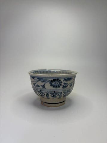 Rakuzan Kiln – Style Annam (Annan) Chawan – Bol de thé bleu