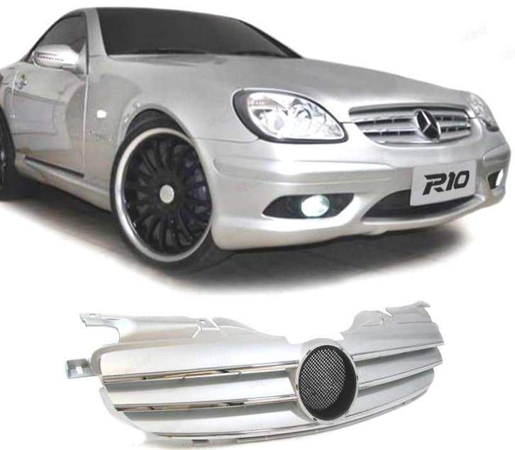 CALANDRE MERCEDES SLK R170 96-04 LOOK SPORT ARGENT CHROMÉ, Autos : Pièces & Accessoires, Carrosserie & Tôlerie, Envoi