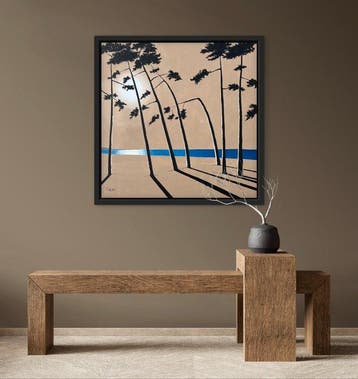 frederic Cadiou (1980) - Cap Coz gris chaud XL 100x100