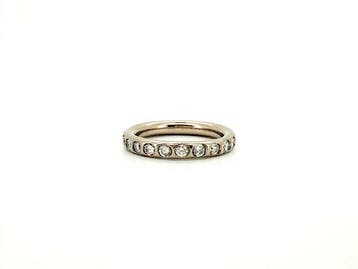 Zonder minimumprijs - Ring - 18 karaat Witgoud - 1.60ct. tw.