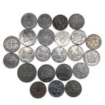 Kenia. Lot with 23 nickel brass coins (mixed lot, several