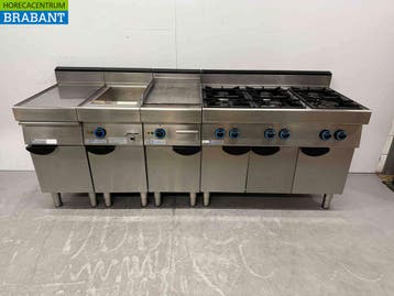 Acier inoxydable Ligne de cuisson modulaire composée dune, Verzenden