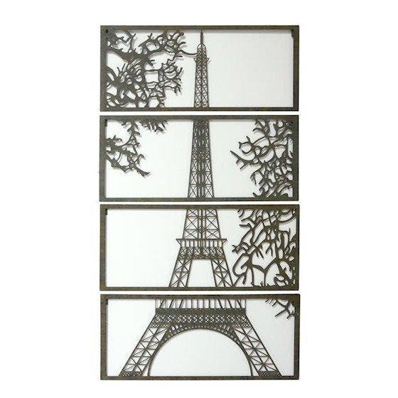 Wanddecoratie - Europa - Metalen Eiffeltoren, Antiek en Kunst, Curiosa en Brocante