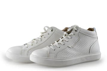 Bugatti Sneakers in maat 42 Wit, Kleding | Heren, Schoenen, Bugatti, Verzenden, Wit, Zo goed als nieuw