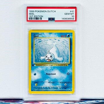 Pokémon Graded card - SEEL #41 1ST EDITION - Pokémon - PSA