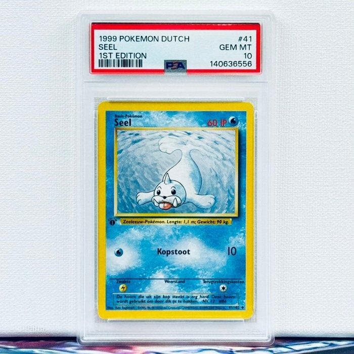 Pokémon Graded card - SEEL #41 1ST EDITION - Pokémon - PSA, Hobby & Loisirs créatifs, Jeux de cartes à collectionner | Pokémon