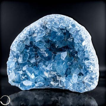 Natuurlijke celestietdruse uit Madagaskar – Hemelse
