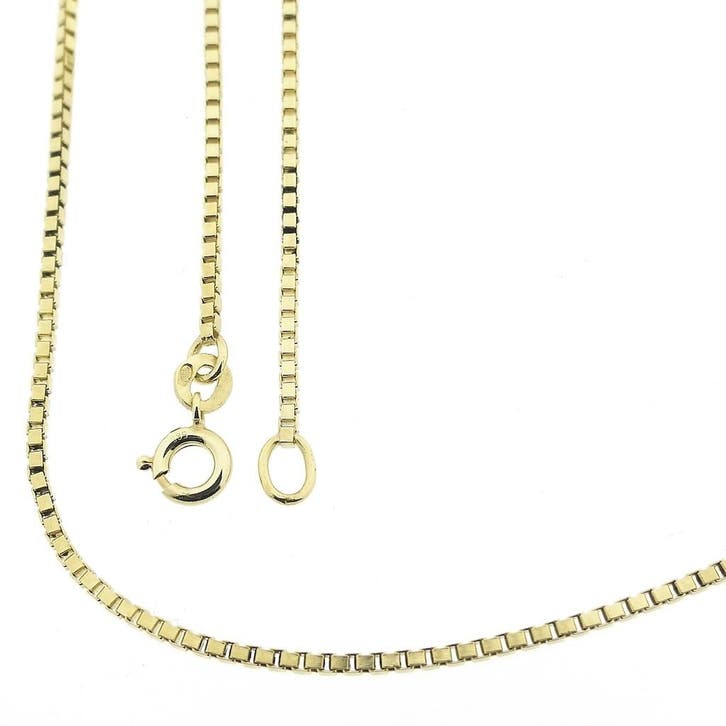 Lange gouden Venetiaanse schakelketting, Bijoux, Sacs & Beauté, Colliers, Enlèvement ou Envoi