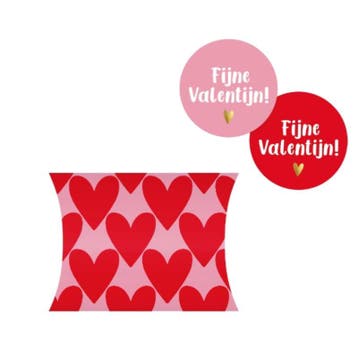 2 Gondeldoosjes met 2 stickers - liefde - valentijn - VAL..., Verzenden, Nieuw