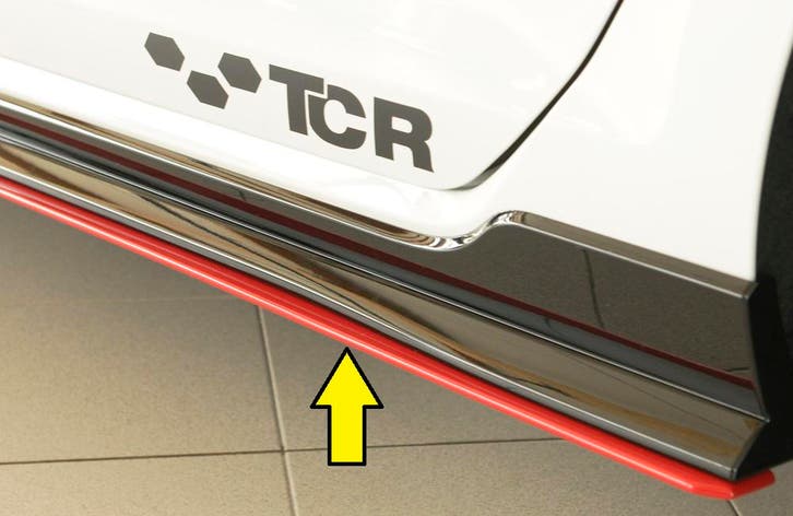 Side skirt aanzetstuk | geschikt voor Volkswagen | Golf VII, Autos : Pièces & Accessoires, Carrosserie & Tôlerie, Envoi