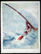 Sam Francis (1923-1994) - Abstract composition