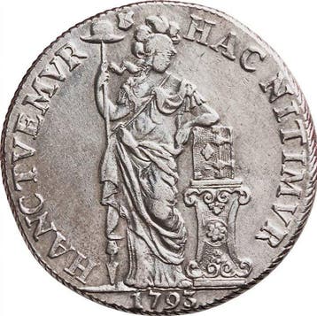 Nederland, Utrecht 3 Gulden 1793 (XF/Prachtig)