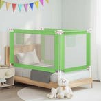 vidaXL Bedhekje peuter 140x25 cm stof groen, Verzenden