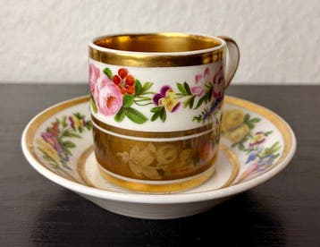 Service à café pour 6 personnes (7) - Porcelaine