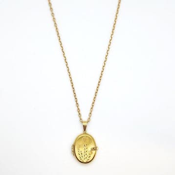 Collier avec pendentif - 18 carats Or jaune