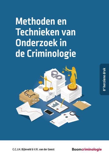 Methoden en Technieken van Onderzoek in de Criminologie /, Boeken, Verzenden, Zo goed als nieuw, V.R. van der Geest