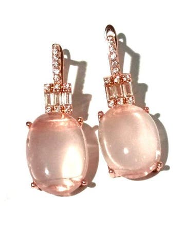 Sans prix de réserve - Boucles doreilles Argent - 12.00ct., Handtassen en Accessoires, Oorbellen, Nieuw