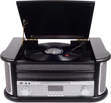 2dekans | Denver Retro Platenspeler - Ingebouwde Speakers en, Ophalen of Verzenden, Nieuw