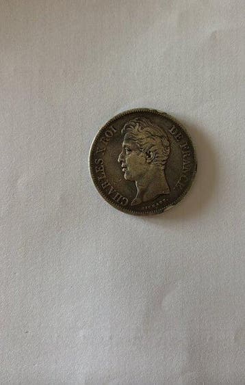 France. Charles X. 5 Francs 1828-D, Lyon (Sans prix de