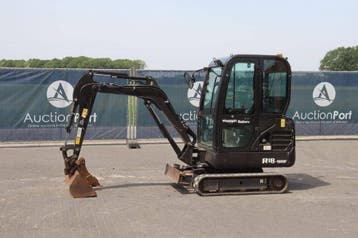 Veiling: Rupsgraafmachine Hyundai Robex R18-9AK Diesel, Ophalen