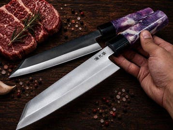Bunka - Keukenmes - Bunka - Japanse prachtige D2-staal
