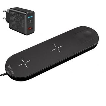 DrPhone Wicharge3 – 3-in-1 Draadloos Laadstation 10W –, Verzenden