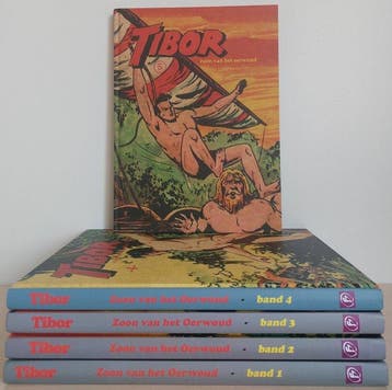 Tibor 1 t/m 5 - Complete reeks bundelingen HC - 5 Album -, Boeken, Nieuw