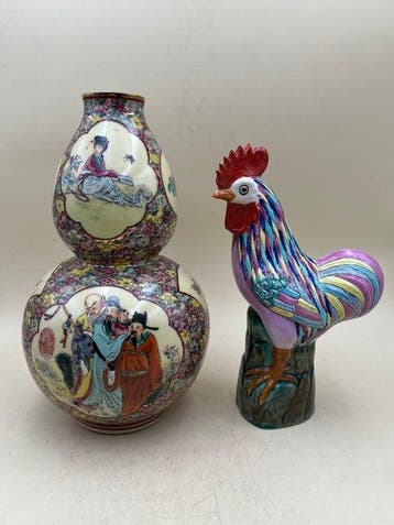 Porcelaine - Chine - 1950–1970, Antiquités & Art