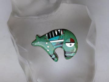 Broche - Verenigde Staten Navajo Kunst Hangersieraad/Speld