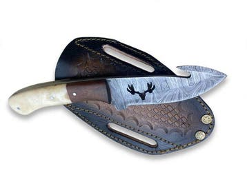 Keukenmes - Utility knife - SDF-229-Handgesmeed damastmes-