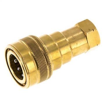 Laiton DN 10 Coupleur hydraulique femelle 3/8 pouce filetage, Verzenden, Nieuw