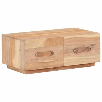 vidaXL Salontafel 90x50x35 cm massief gerecycled hout, Huis en Inrichting, Verzenden, Nieuw