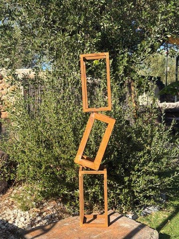 Ana Lucia B.M - Sculpture Corten - XXL - NO Reserve, Antiek en Kunst