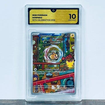 Pokémon Graded card - Morpeko 135 - 30th Anniversary –, Nieuw