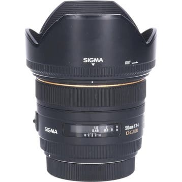 Tweedehands Sigma 50mm f/1.4 EX DG HSM Canon-AF CM4266, Ophalen of Verzenden, Overige typen