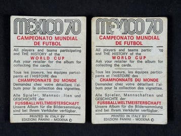 1970 Panini Mexico 70 World Cup, - England: Bell & Peters -, Nieuw