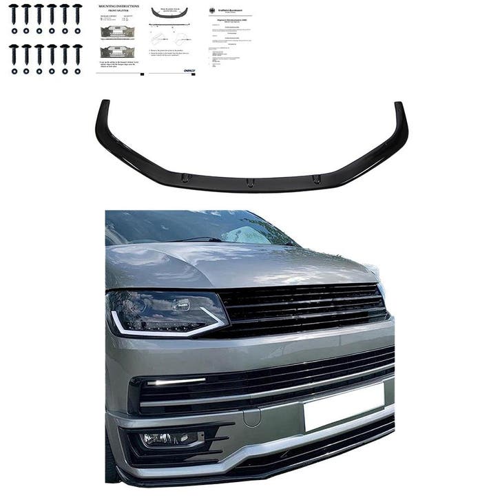 Front Splitter voor Volkswagen Transporter T6 Sportline, Autos : Divers, Tuning & Styling, Enlèvement ou Envoi